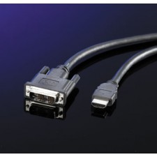 Kabelis monitora DVI (18+1) M - HDMI M, 3m, melns