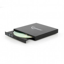Diskdzinis ārējais Gembird DVD-RW USB2 8X melns