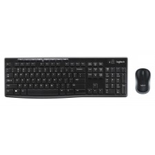  Bezvadu klaviatūra ar peli LOGITECH MK270 ENG, melna/pelēka