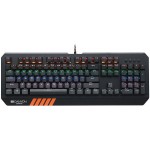 Spēļu mehāniskā klaviatūra CANYON GK-6 RGB U, melna
