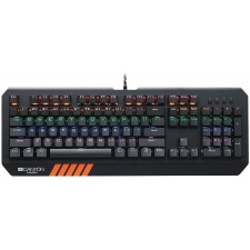 Spēļu mehāniskā klaviatūra CANYON GK-6 RGB U, melna